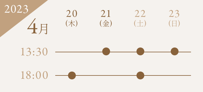 大阪公演スケジュール